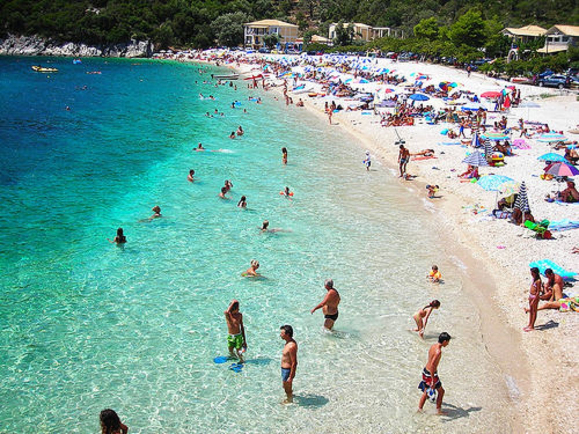 Rouda Bay Beach Hotel Mikrósz Jalósz Kültér fotó