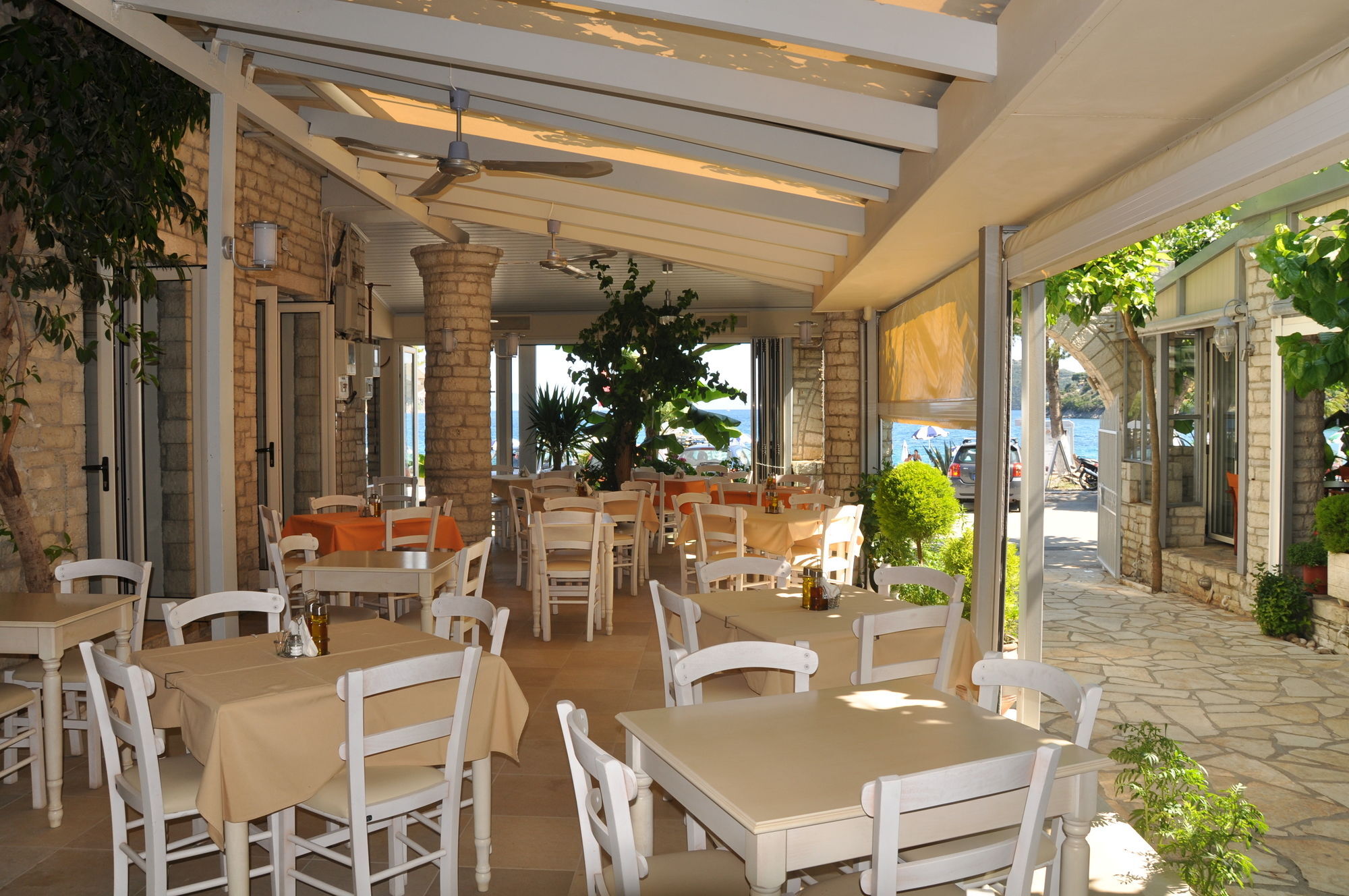 Rouda Bay Beach Hotel Mikrósz Jalósz Kültér fotó