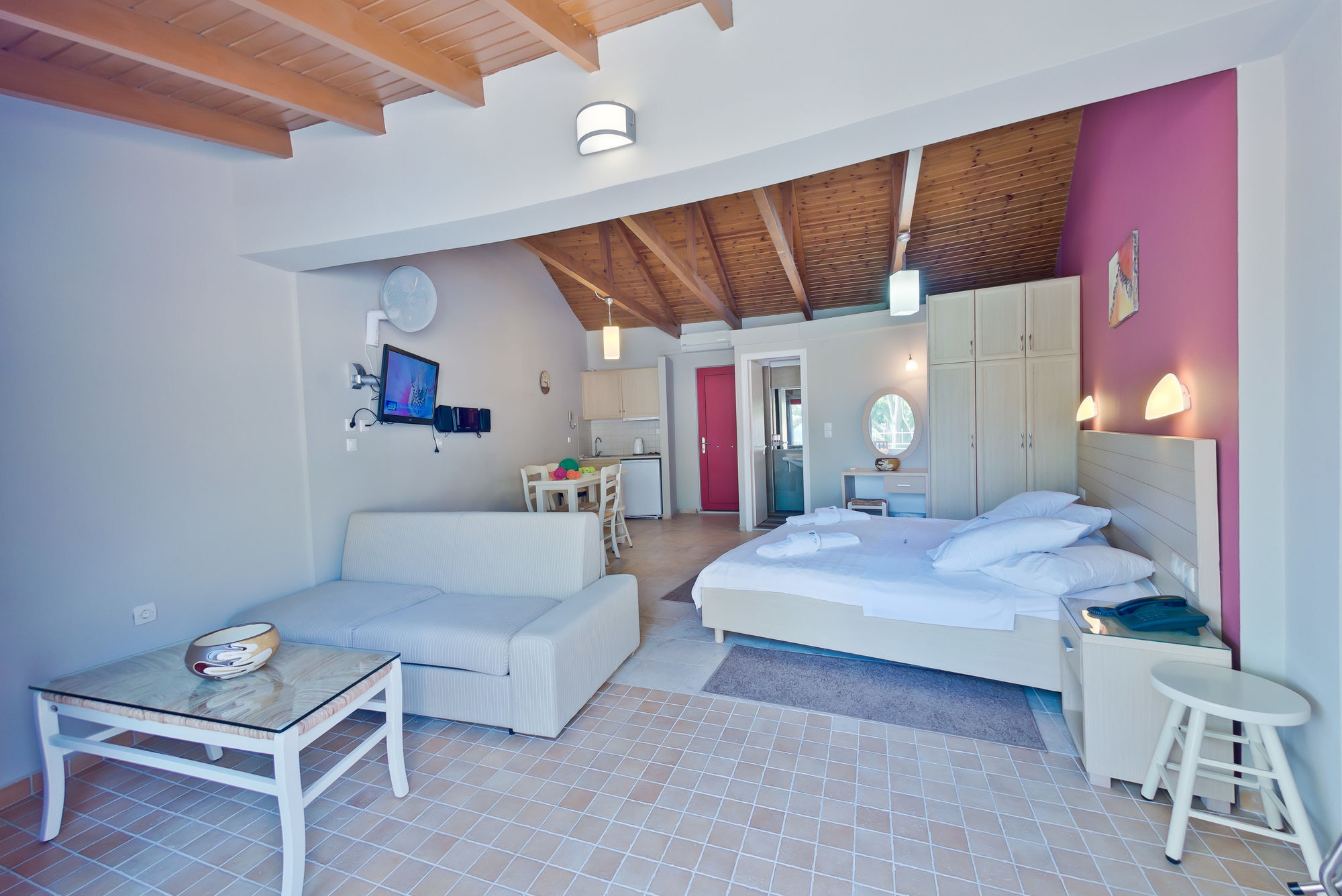 Rouda Bay Beach Hotel Mikrósz Jalósz Kültér fotó