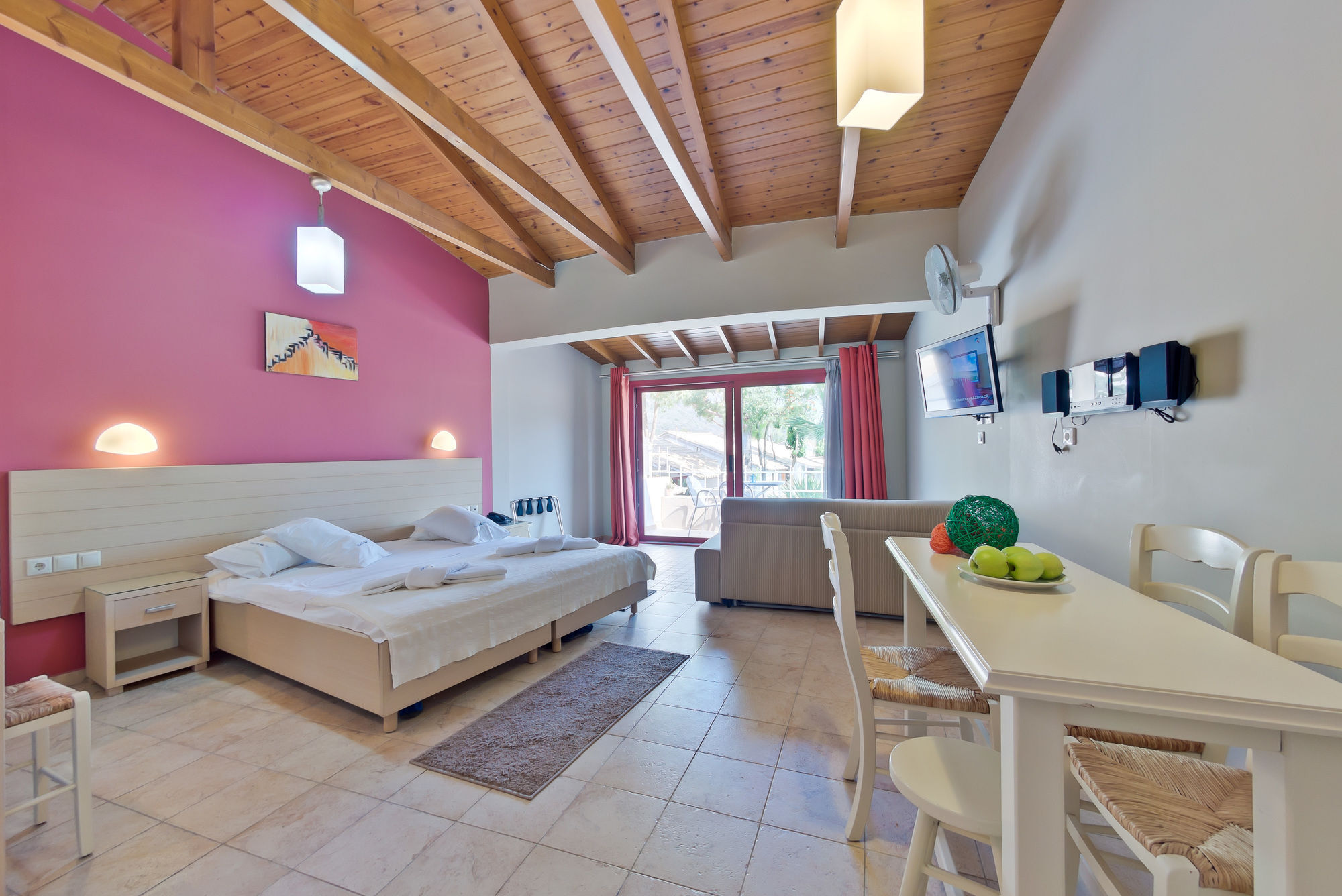 Rouda Bay Beach Hotel Mikrósz Jalósz Kültér fotó
